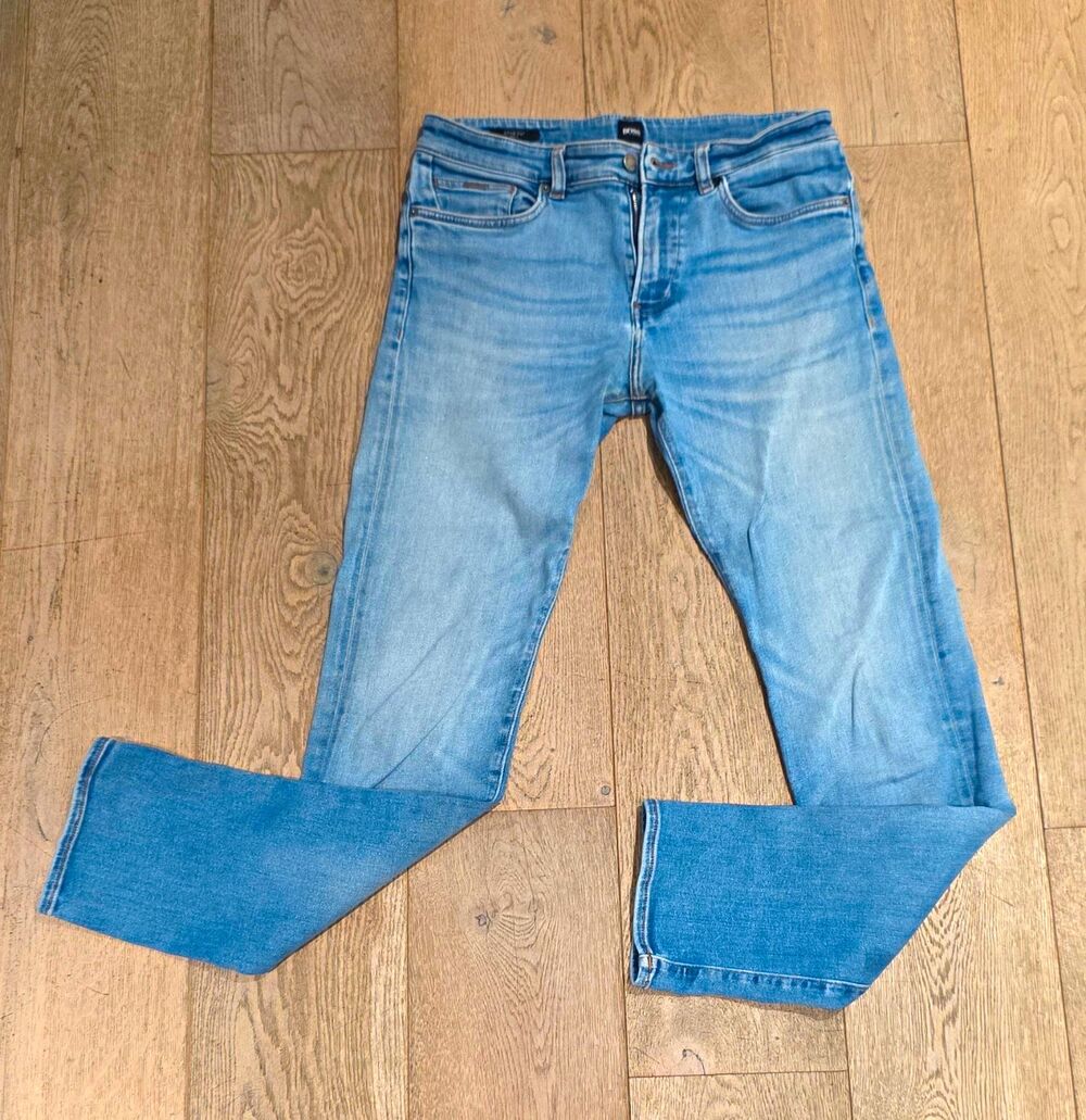 BOSS Hugo Boss Candiani Extra Stretch Comfort Men's Blue Jeans Size 30/32 Italy